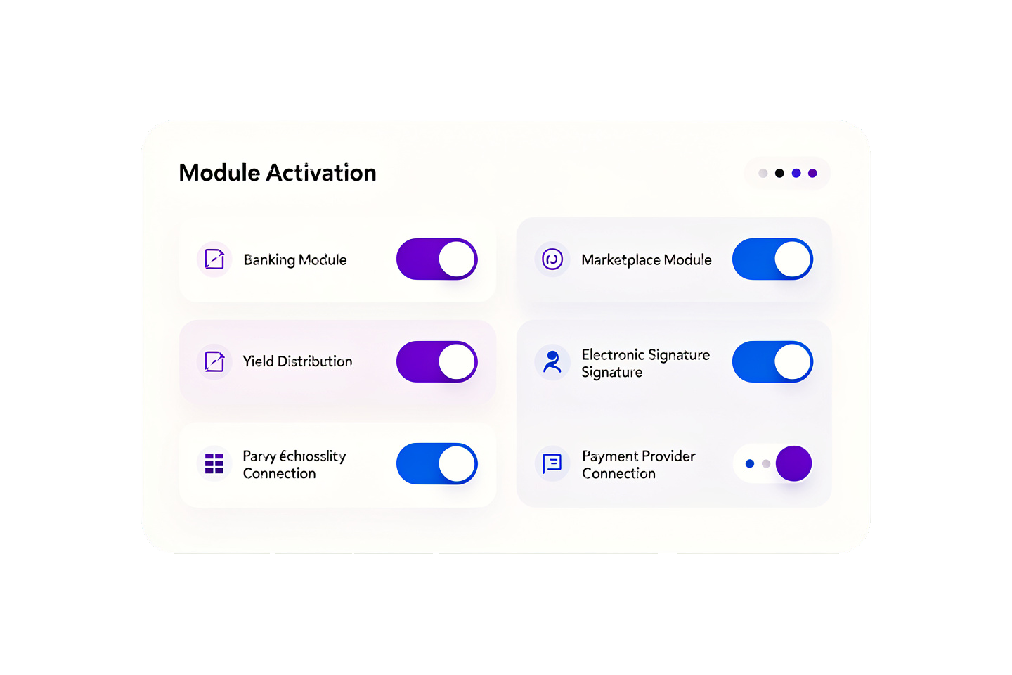 Módulos y conexiones