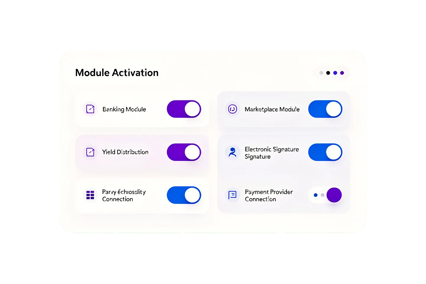 Módulos y conexiones